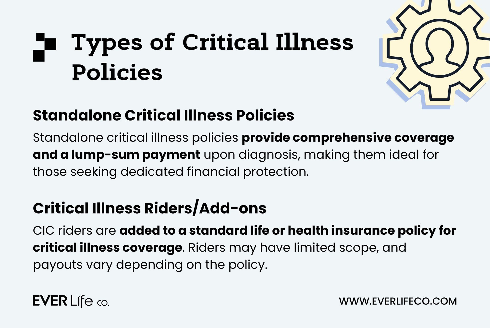 types of critical illness coverage