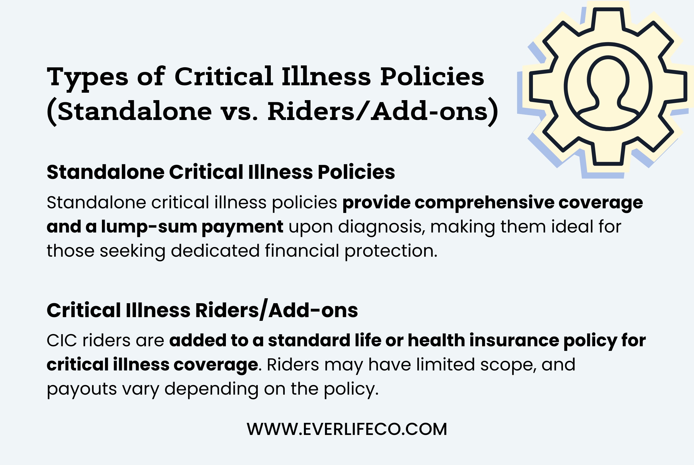 types of critical illness coverage